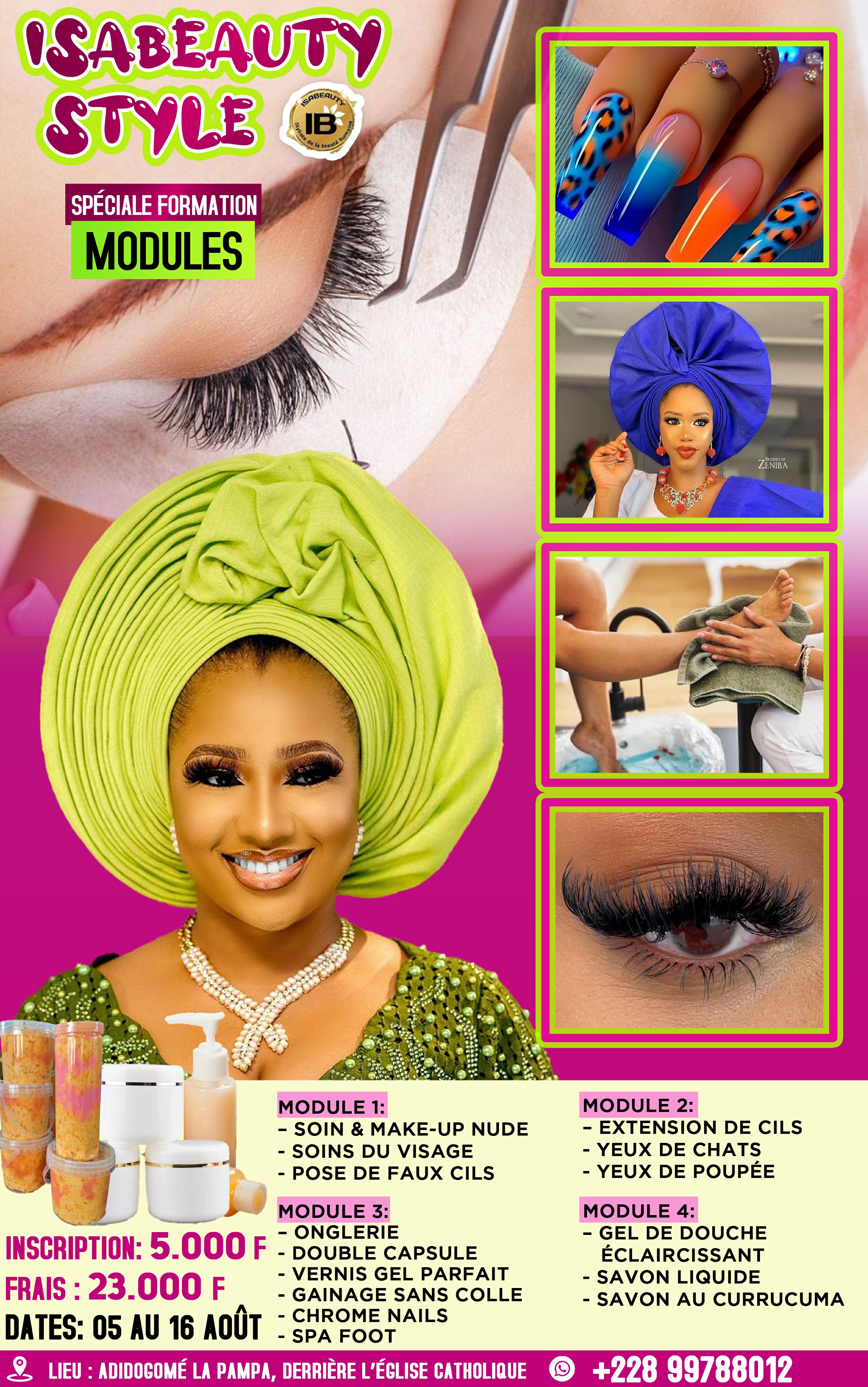 Affiche ISABEAUTY STYLE Formation