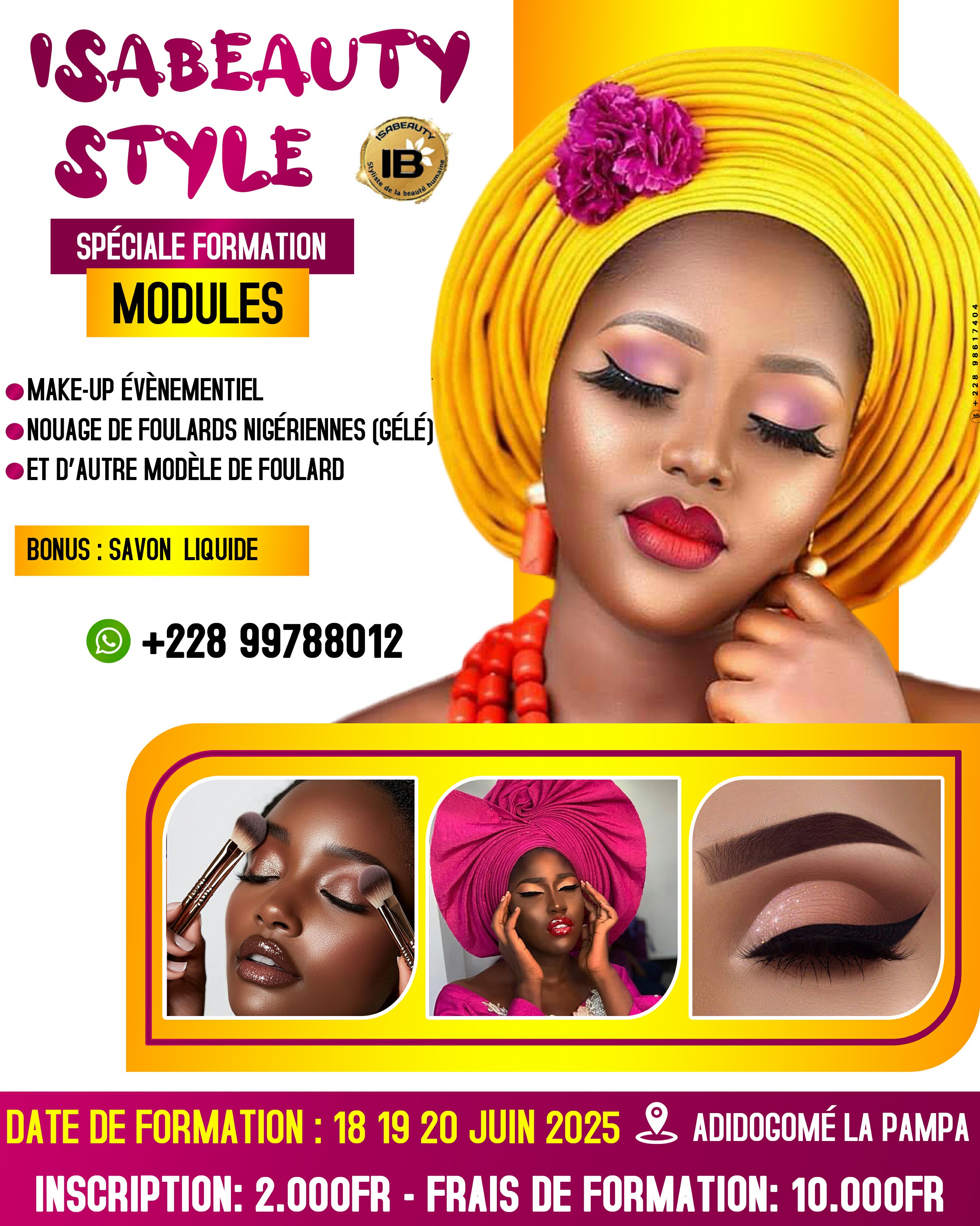 Affiche ISABEAUTY STYLE Make-up