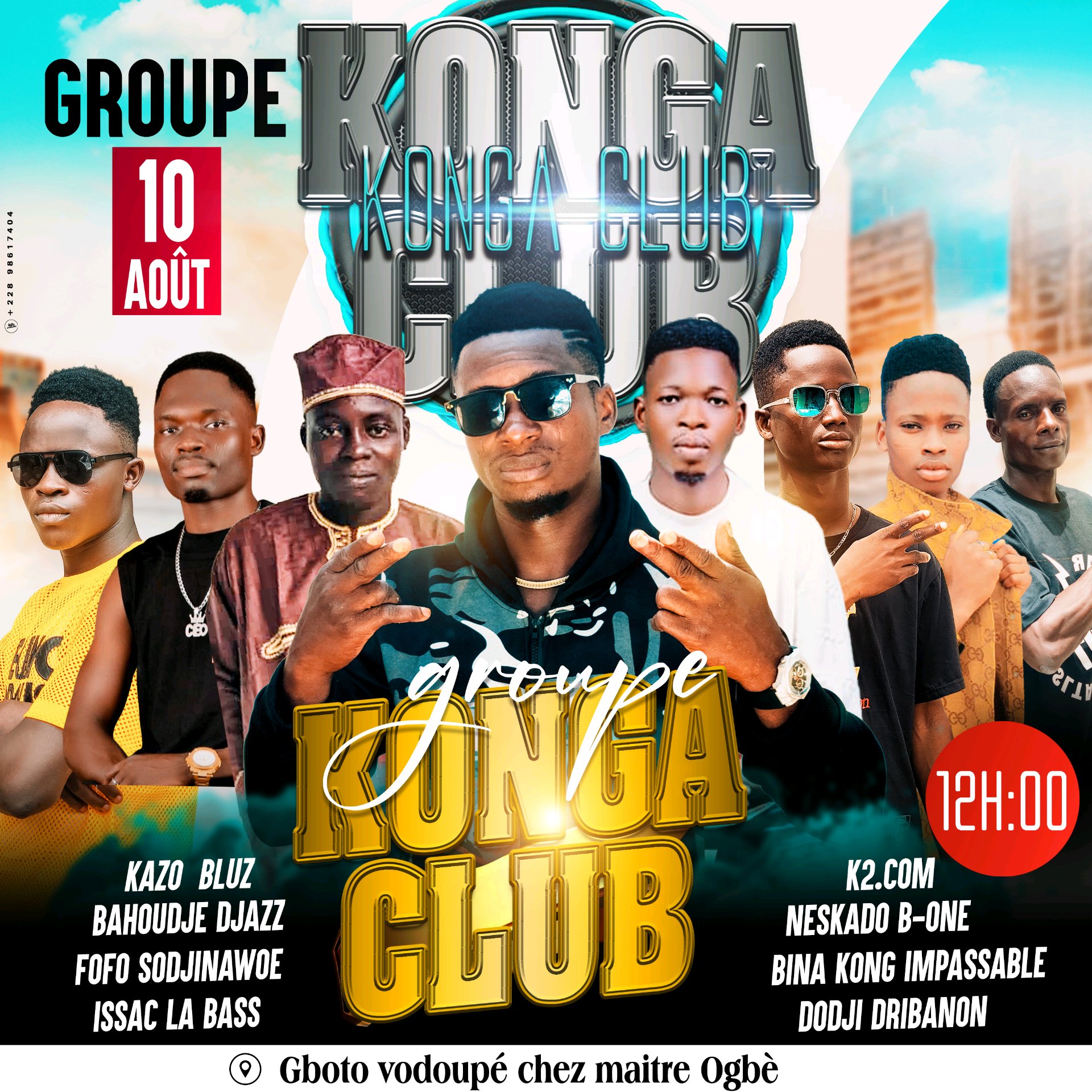 Affiche Groupe Konga Konga Club