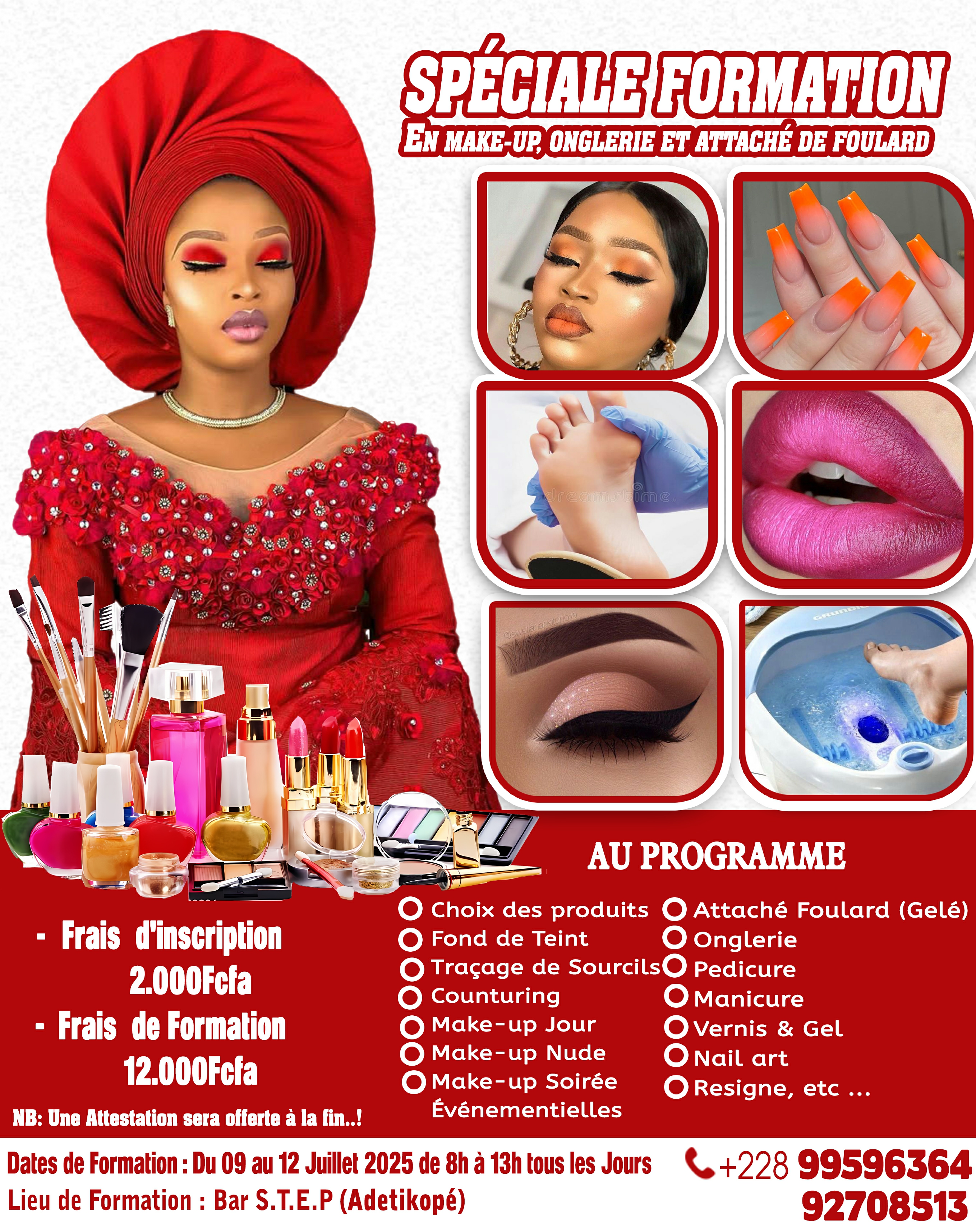 Affiche Spéciale Formation Make-up