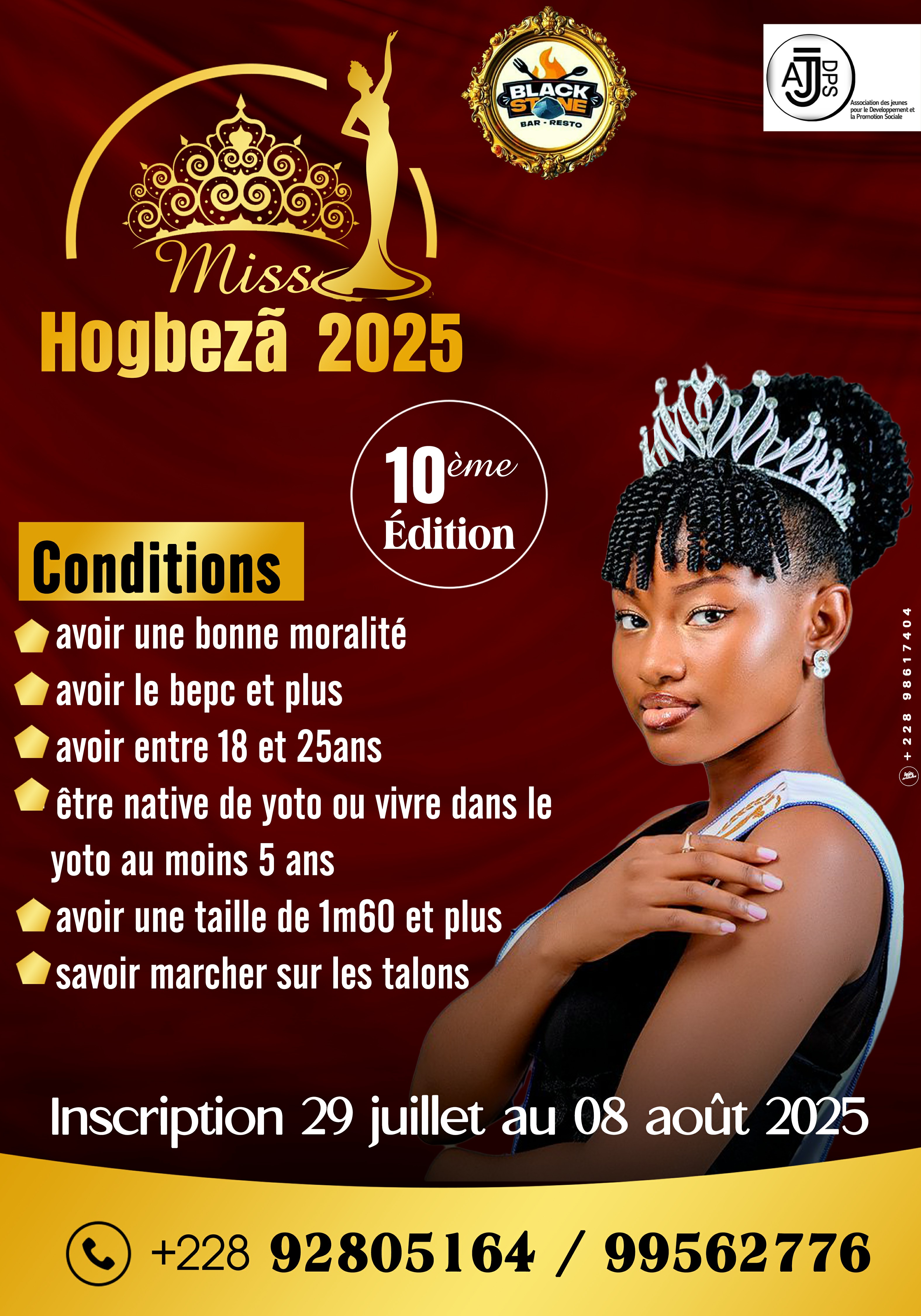 Affiche Miss Hoybezã 2025