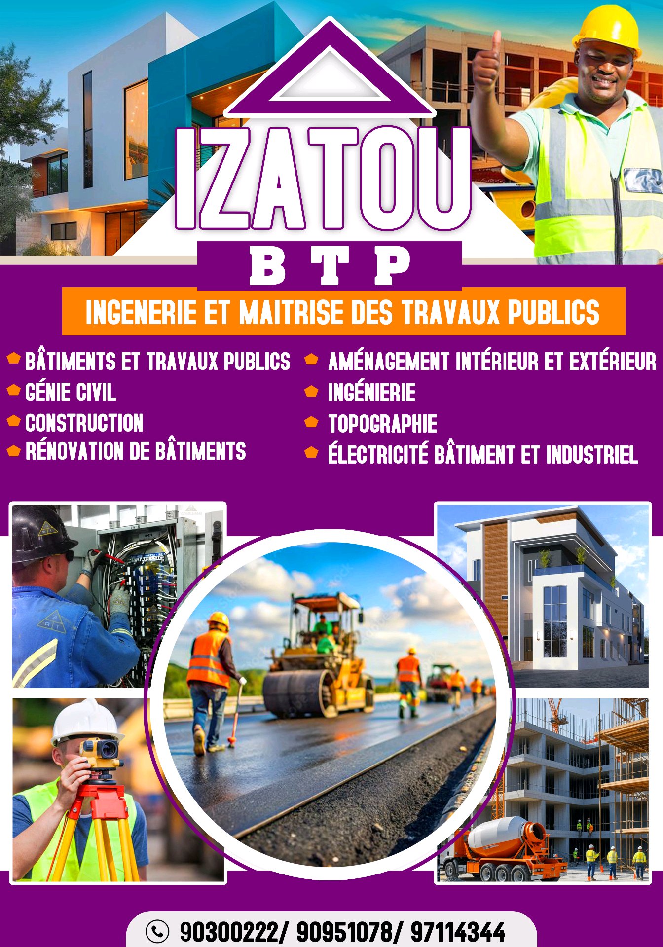 Affiche IZATOU BTP